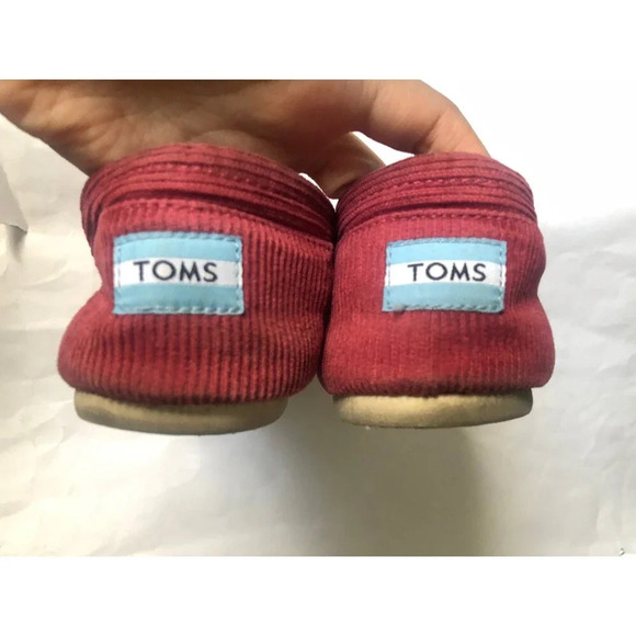 Toms Women’s Corduroy Alpargata Slip On Flats - Picture 4 of 6